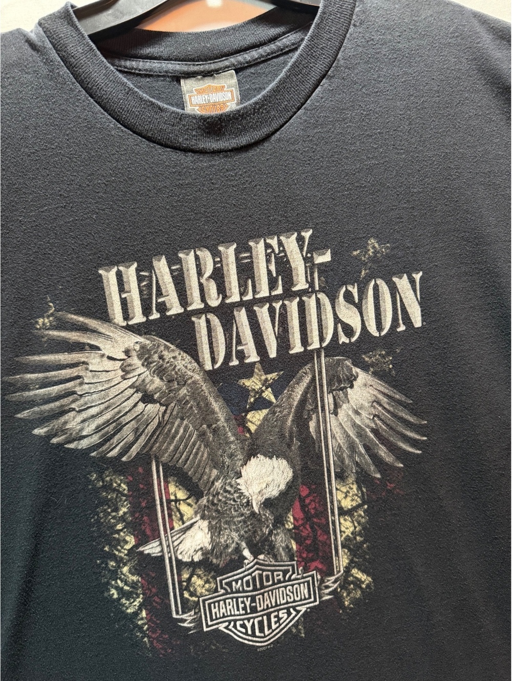 Harley-Davidson Black Eagle Graphic T-Shirt Size XL Made in USA